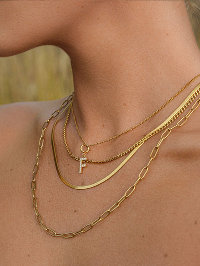 Double Trouble – Collier double chaîne élégant