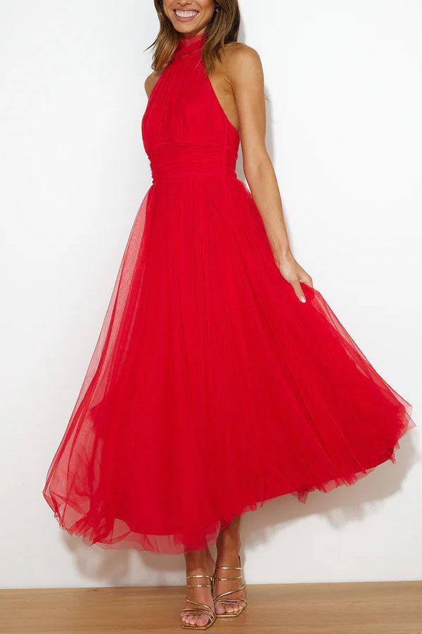 Phoebe – Robe à jupe longue