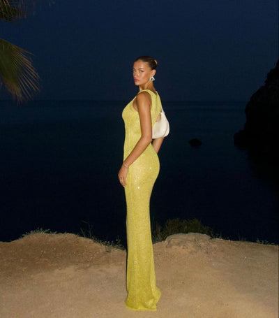 Elsie - Robe maxi sans manches