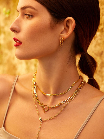 Collier Chunky – Chaîne épaisse tendance