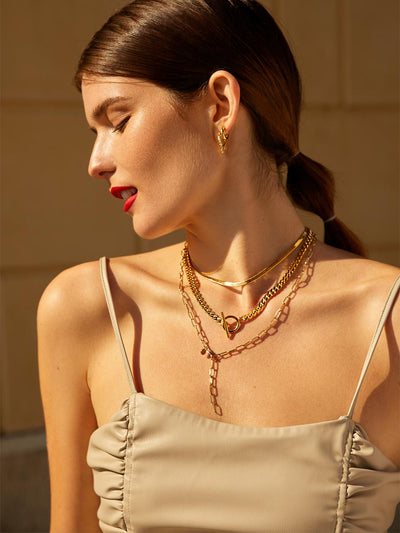 Collier Chunky – Chaîne épaisse tendance