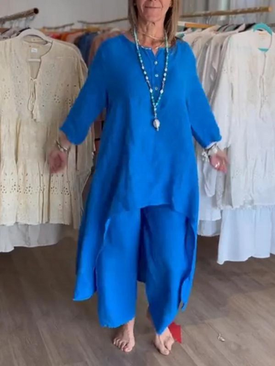 Hailey – Ensemble Décontracté en Lin