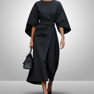 Luciana - Robe Élégante à Manches Lanterne