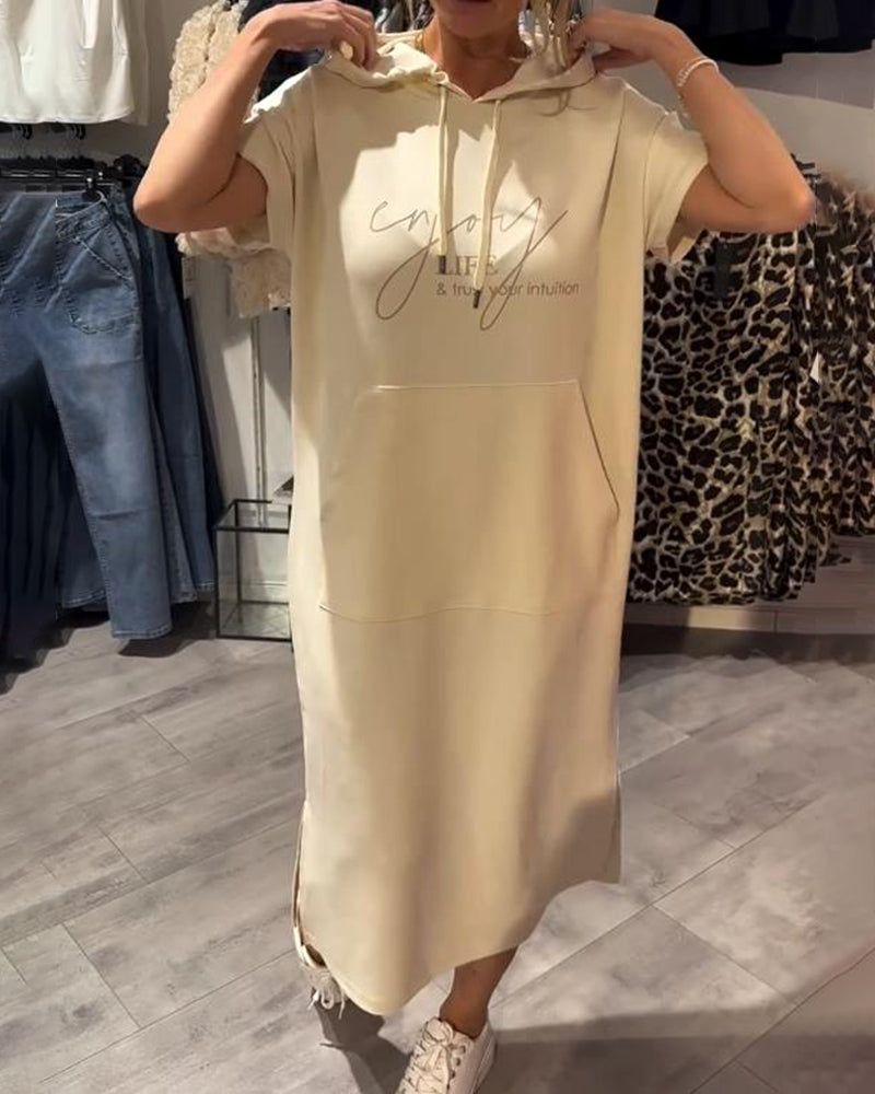 Inge – Robe à capuchon décontractée