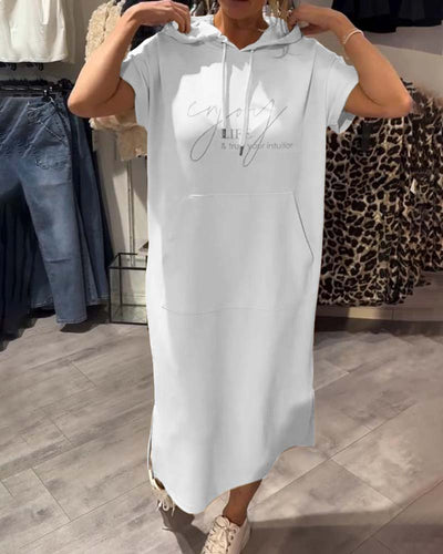 Inge – Robe à capuchon décontractée