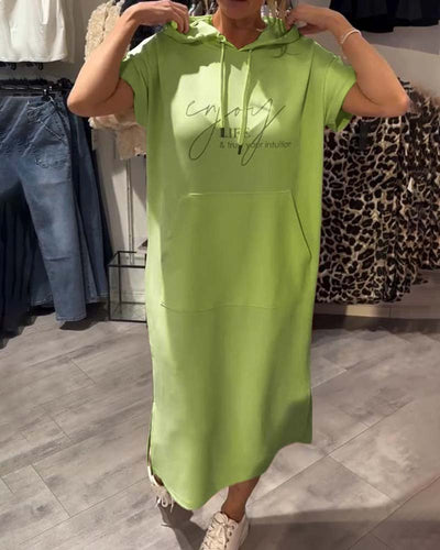 Inge – Robe à capuchon décontractée