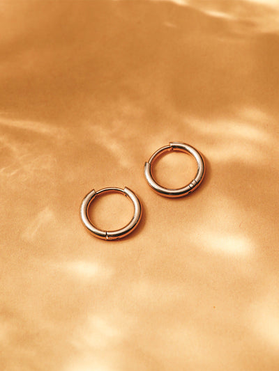 Créoles SLIM délicates – 14 mm