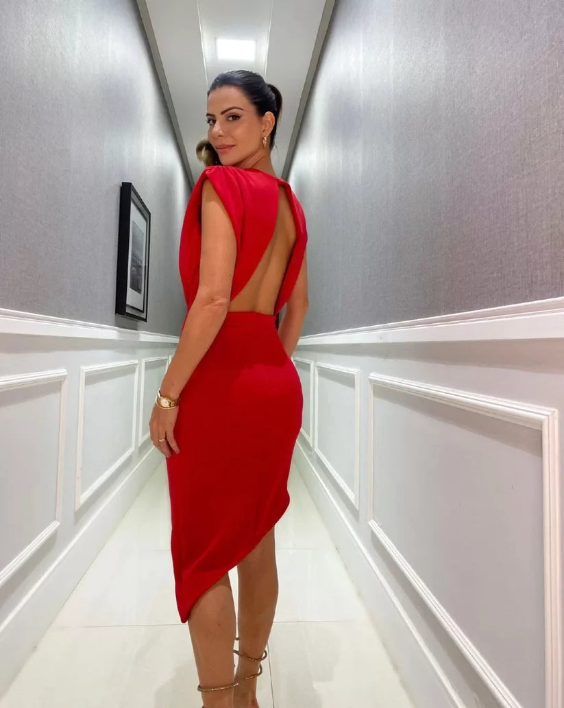 Carla – Robe Élégance fluide et moderne