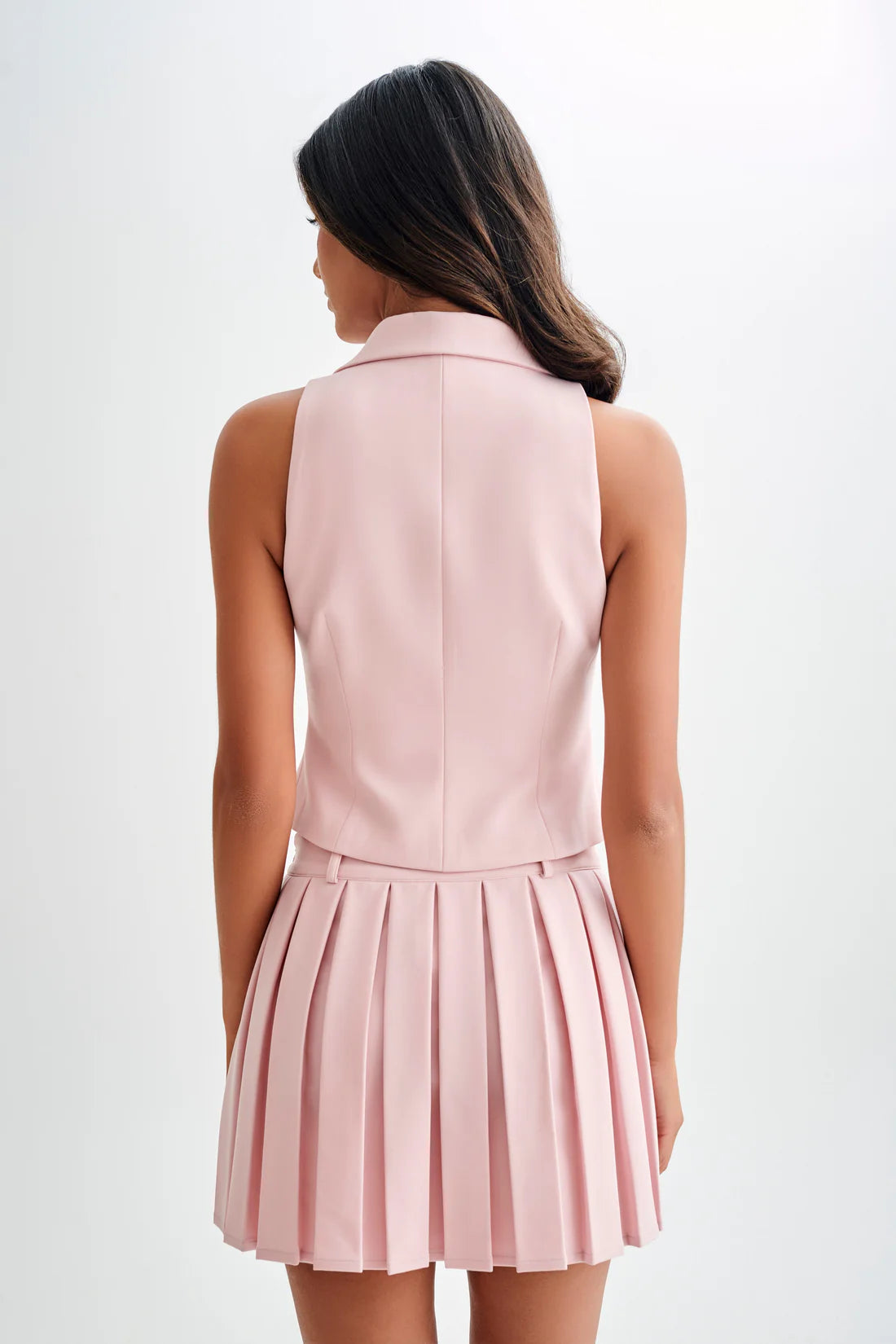 Mura – Ensemble Tailleur Structuré avec Gilet et Jupe