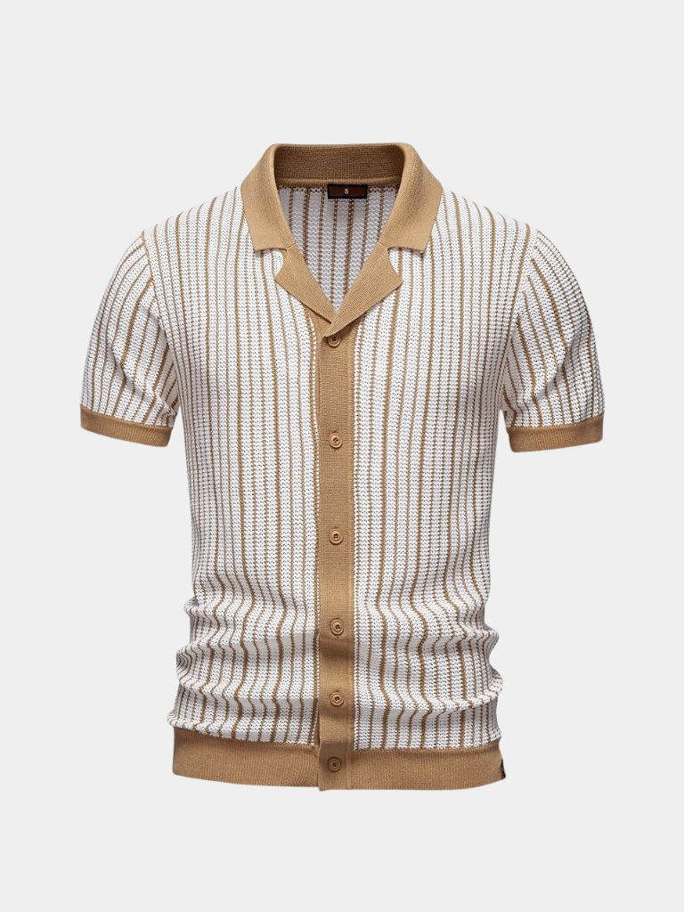 Mathis - Polo en tricot à rayures