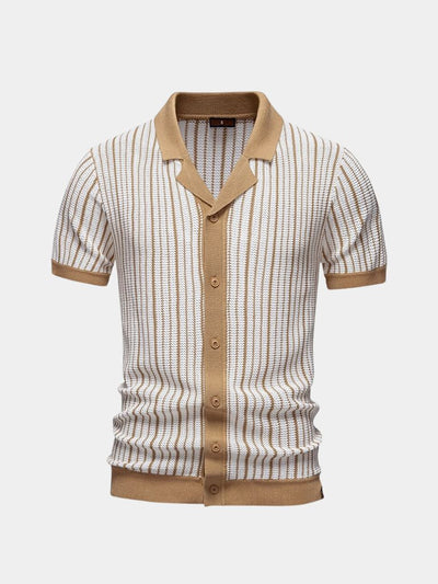 Mathis - Polo en tricot à rayures