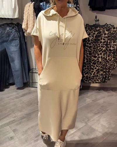 Inge – Robe à capuchon décontractée