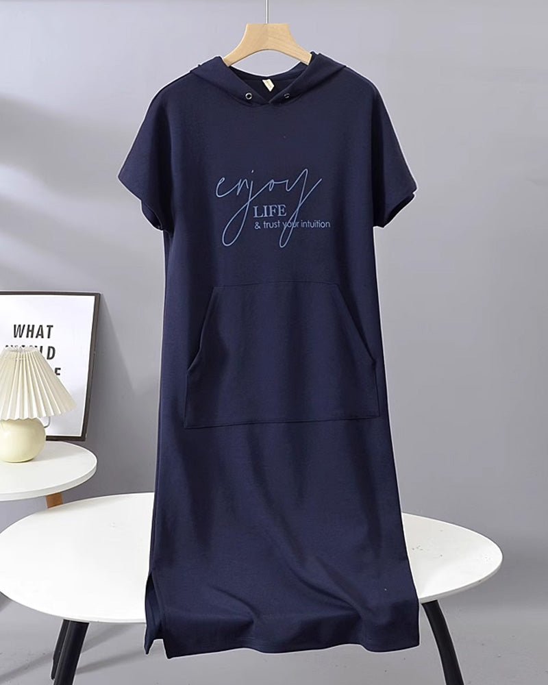Inge – Robe à capuchon décontractée