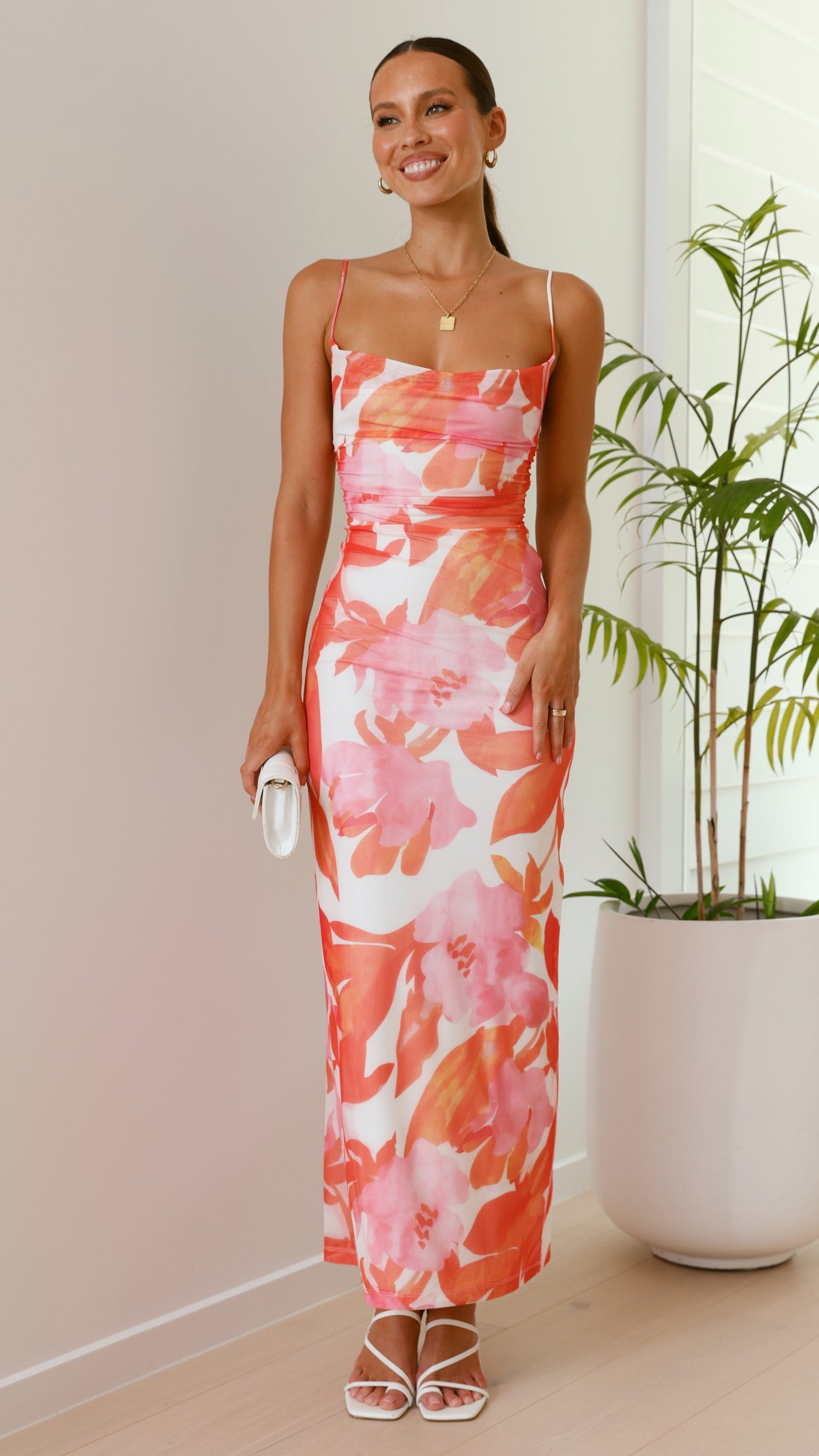 Ashley – Robe longue fleurie