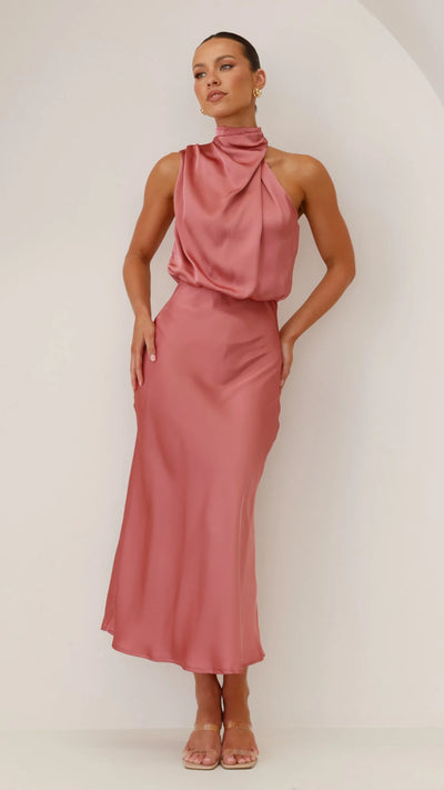 Benthe – Robe Midi Épaules Dénudées