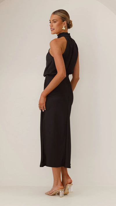 Benthe – Robe Midi Épaules Dénudées