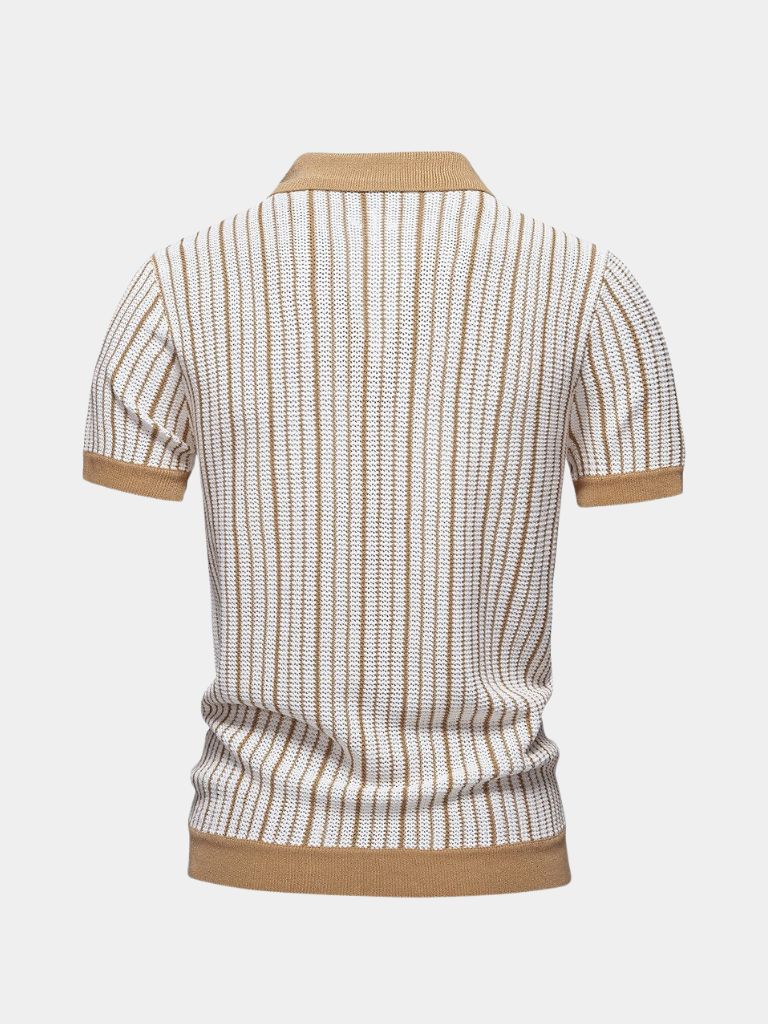 Mathis - Polo en tricot à rayures