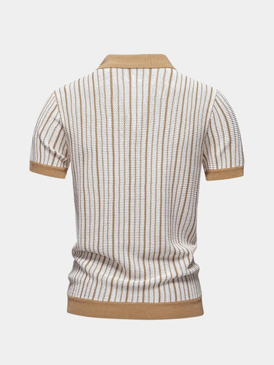 Mathis - Polo en tricot à rayures