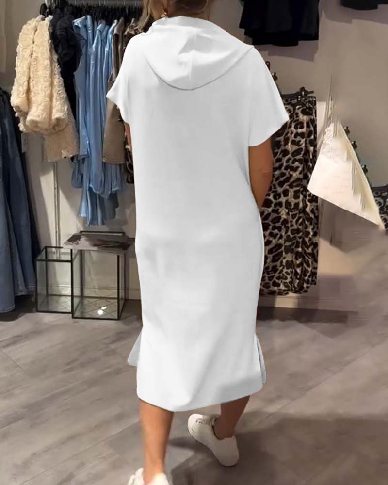Inge – Robe à capuchon décontractée