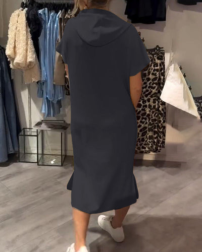Inge – Robe à capuchon décontractée