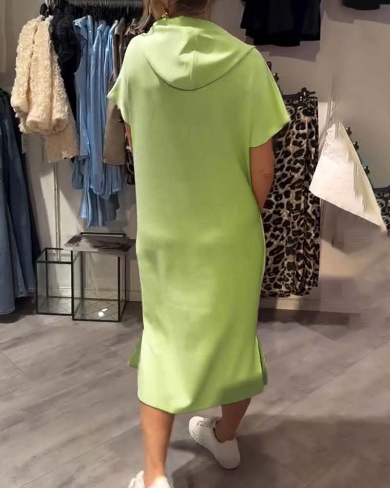 Inge – Robe à capuchon décontractée
