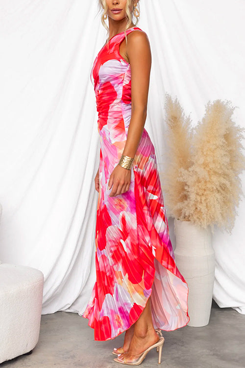 Kacie – Robe d’été plissée