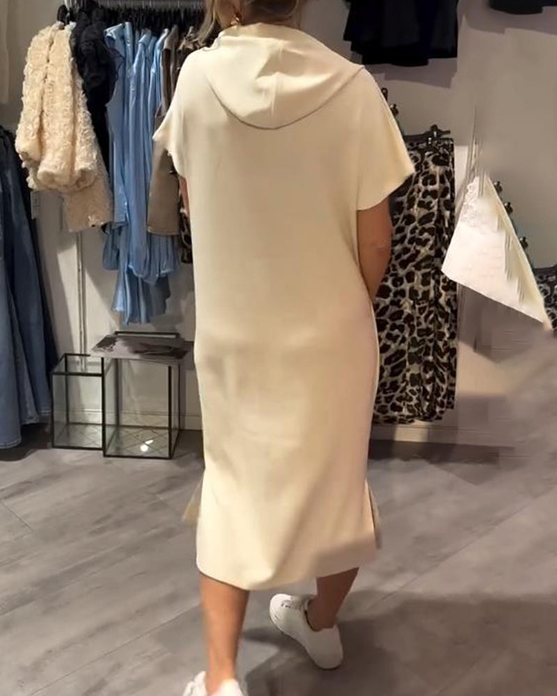 Inge – Robe à capuchon décontractée