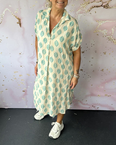 Siyah – Robe Élégante à Col en V