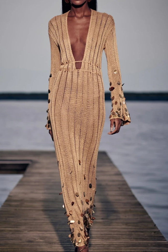 Leonie - Robe Longue Élégante
