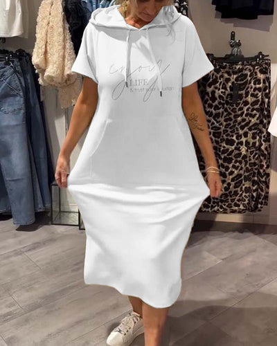 Inge – Robe à capuchon décontractée