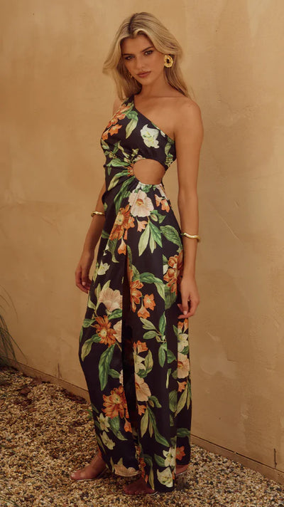 Magalie – Robe Calista vert émeraude