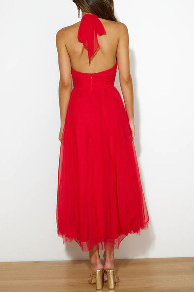 Phoebe – Robe à jupe longue