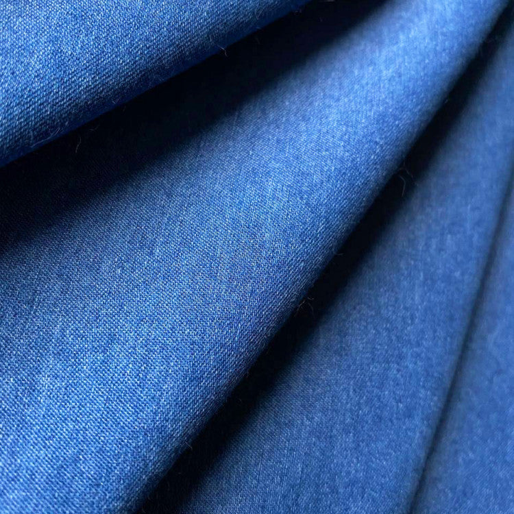 Maïna - Robe d’été mi-denim à col en V