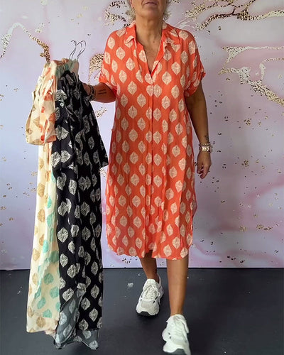 Siyah – Robe Élégante à Col en V
