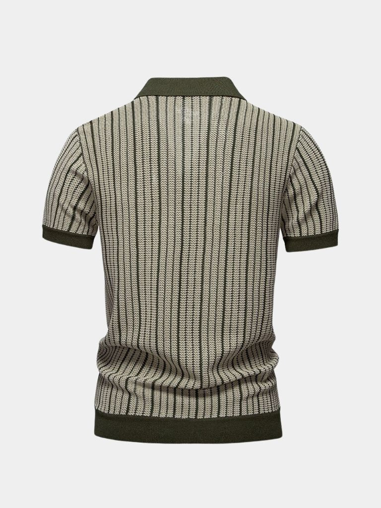 Mathis - Polo en tricot à rayures