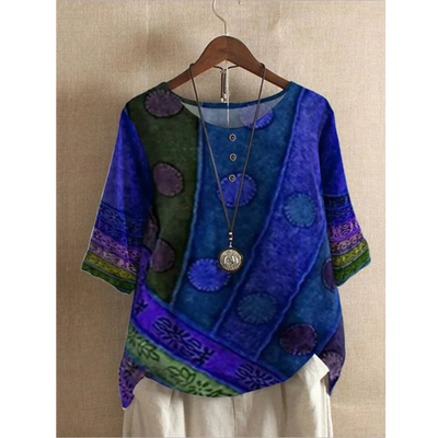 Valarie - Haut bohème coloré