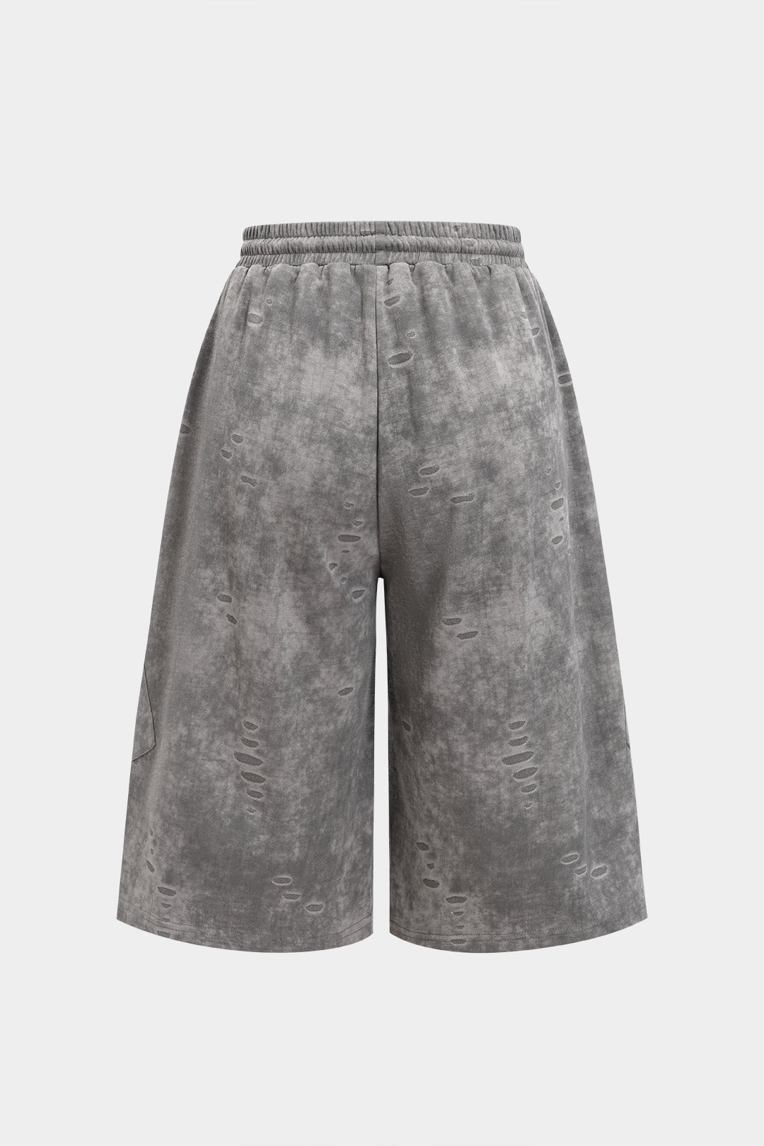 Noa - Short taille haute délavé avec cordon