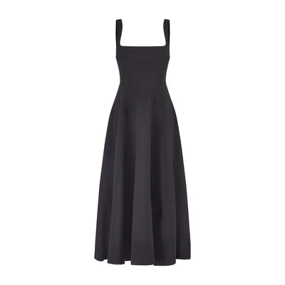 Doris – Robe à encolure carrée
