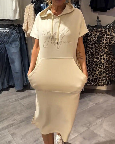 Inge – Robe à capuchon décontractée