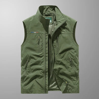 Tauno – Gilet cargo multifonctions pour homme