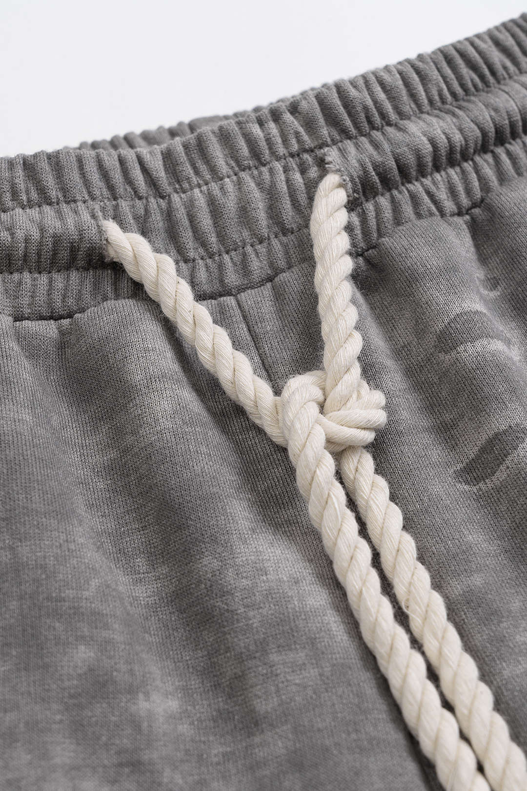 Noa - Short taille haute délavé avec cordon