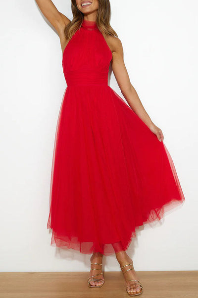 Phoebe – Robe à jupe longue