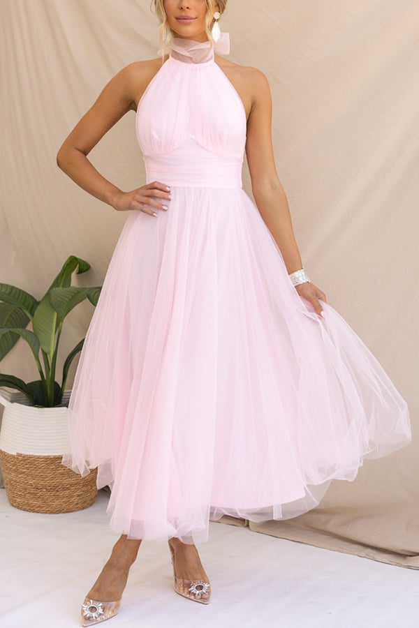 Phoebe – Robe à jupe longue