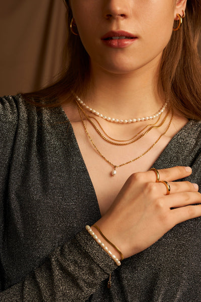 Simple Pearl Pendant – Collier avec Pendentif Perle