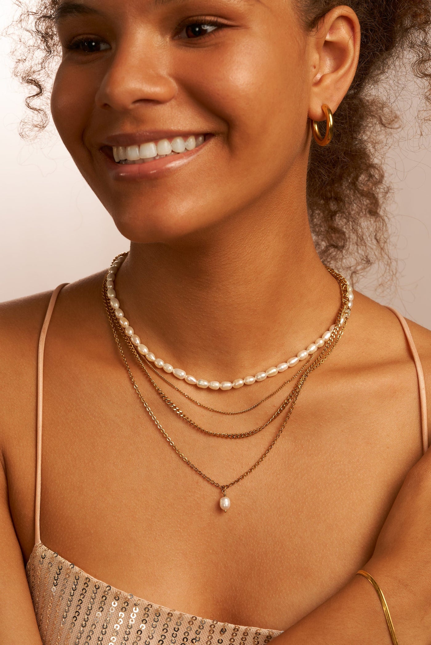 Simple Pearl Pendant – Collier avec Pendentif Perle