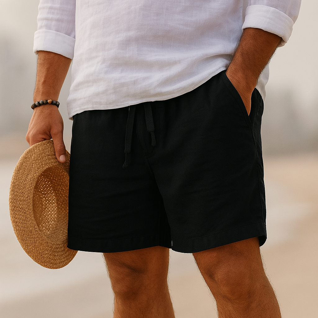 Lorenzo - Pantalon en Coton-Lin
