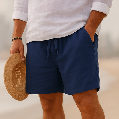 Lorenzo - Pantalon en Coton-Lin