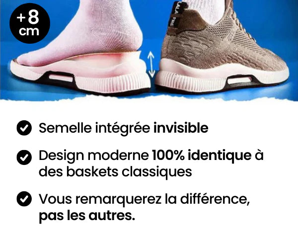 Jumpr – Sneakers élévateurs à effet gain de taille