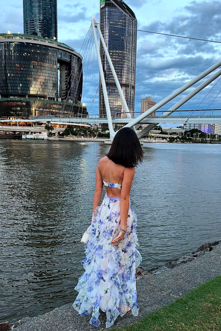 Maisie - Robe maxi fleurie