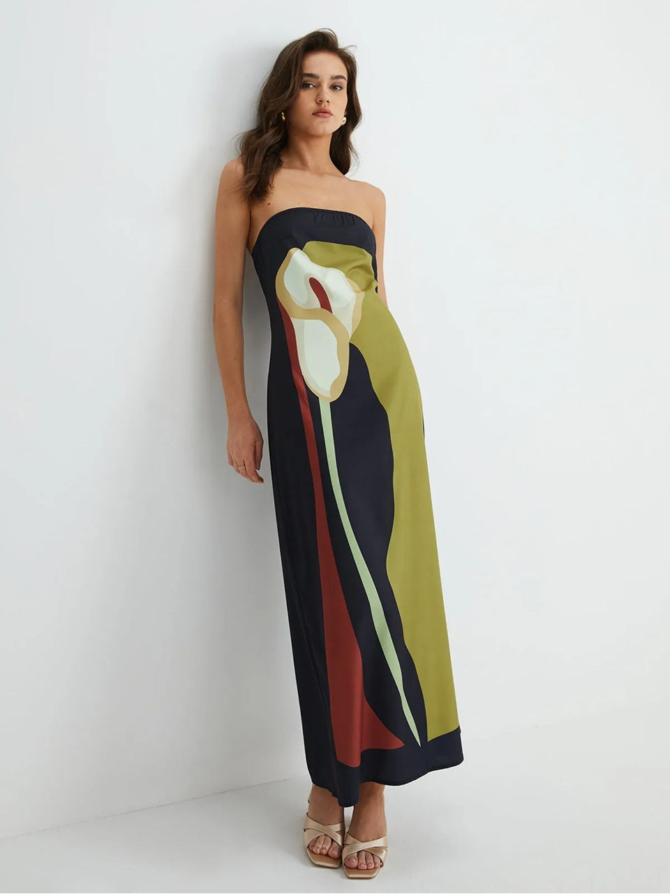 Harper - Robe maxi sans bretelles